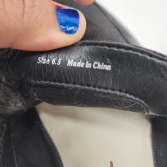 Dolce Vita Size 6.5 Women's Maura Black Mules Croc Embossed Comfy Career Cc - Picture 7 of 10